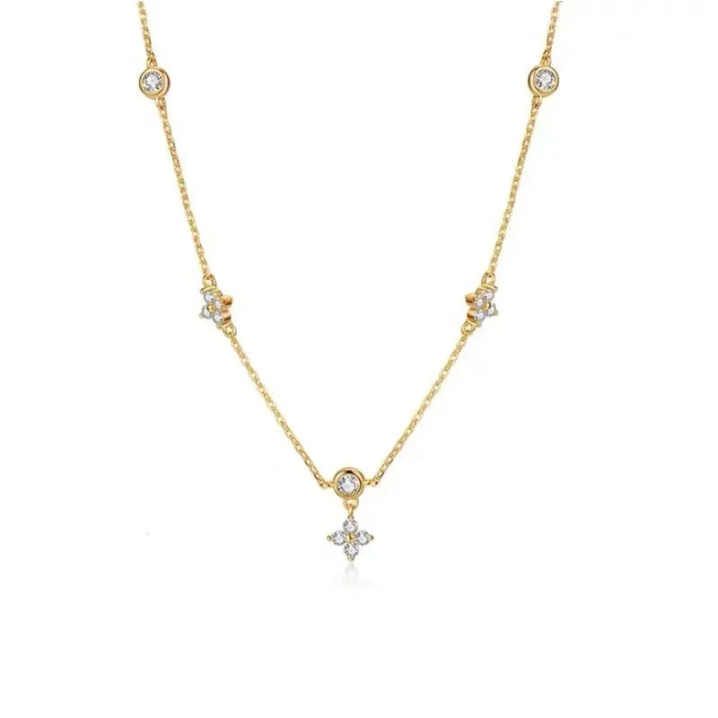 Four-leaf Flower Necklace - Kouttor Soliman
