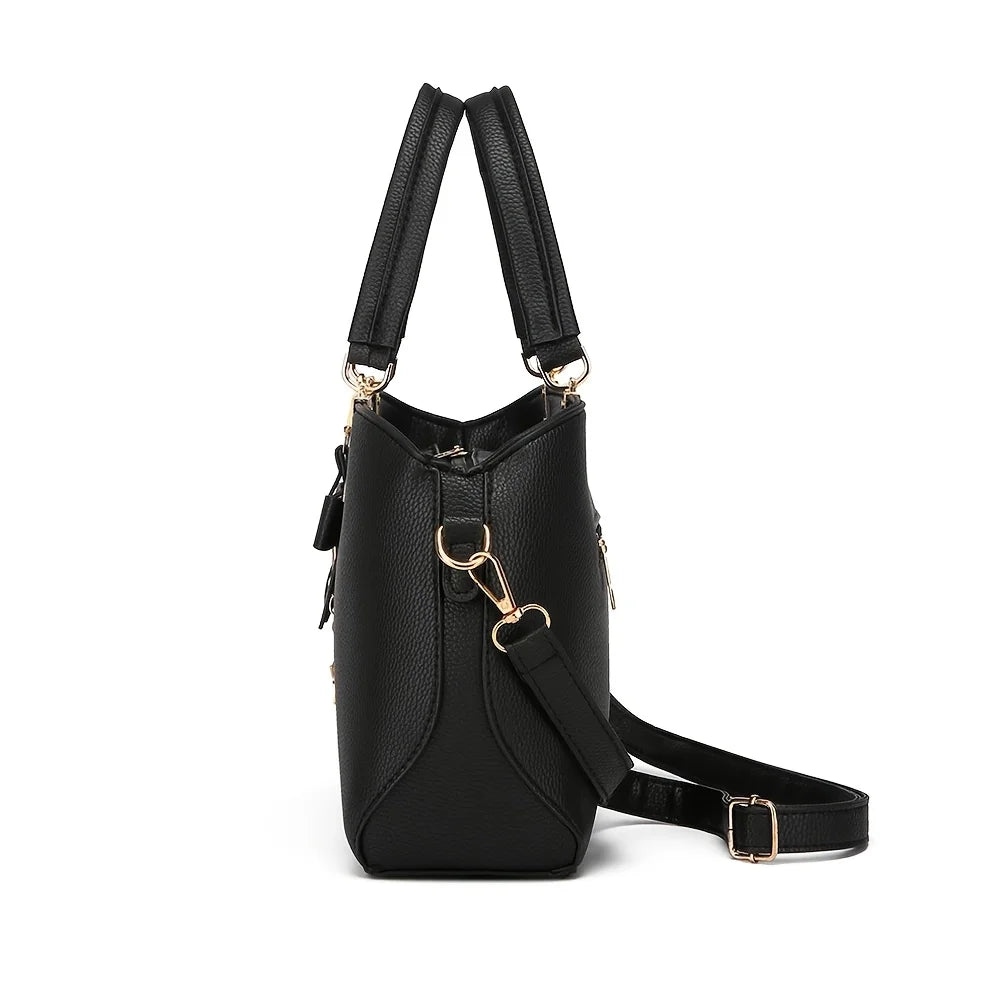 Shoulder Bag with Bowknot Decoration - Kouttor Soliman