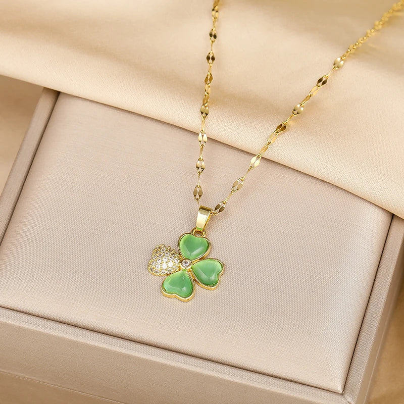 Luxury Zircon Crystal Necklaces - Kouttor Soliman