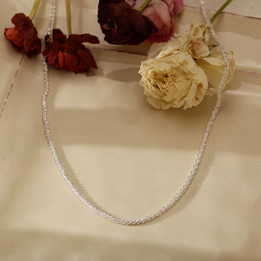 Silver Clavicle Chain - Kouttor Soliman
