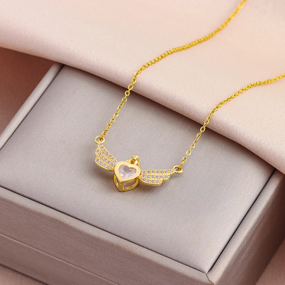 Luxury Zircon Crystal Necklaces - Kouttor Soliman