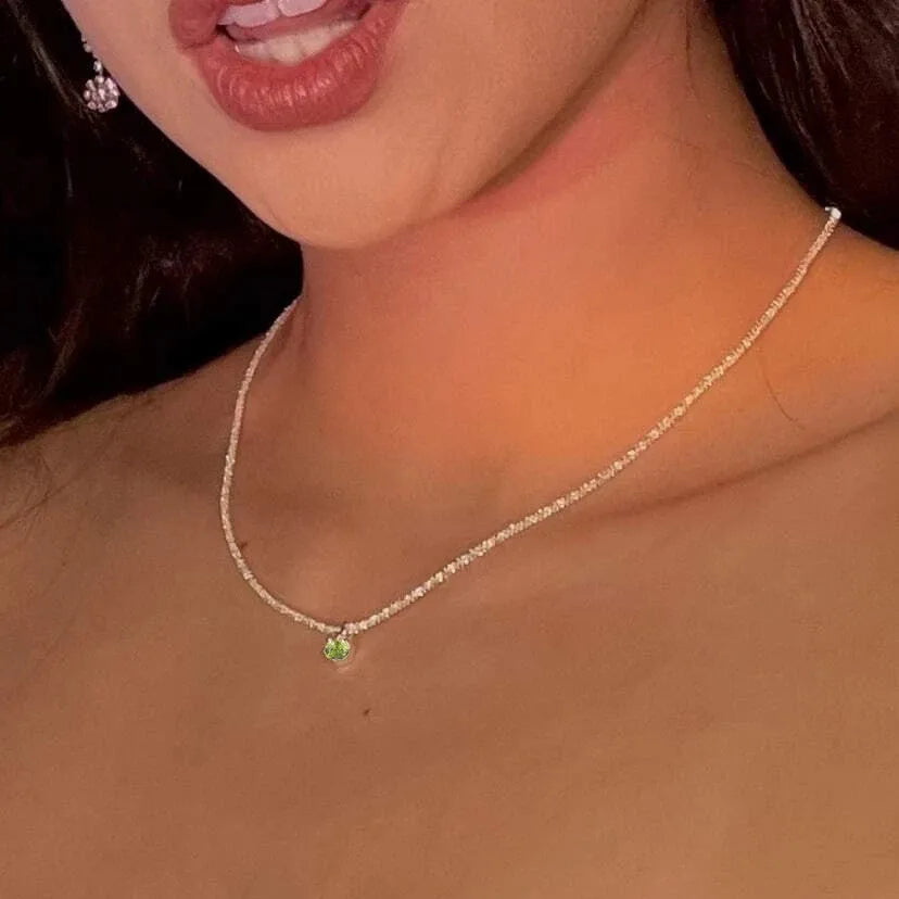 Silver Clavicle Chain - Kouttor Soliman