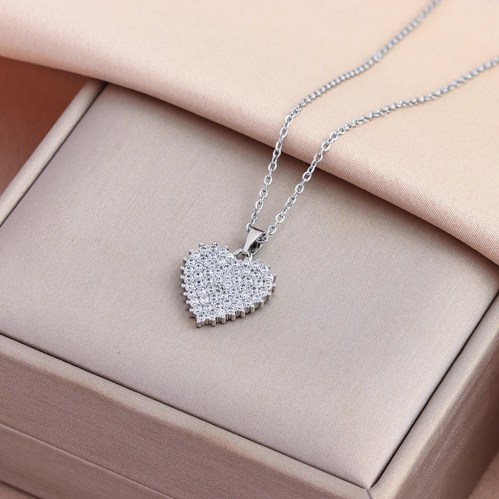 Luxury Zircon Crystal Necklaces - Kouttor Soliman